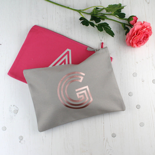 Personalised Monogram Make Up Bag